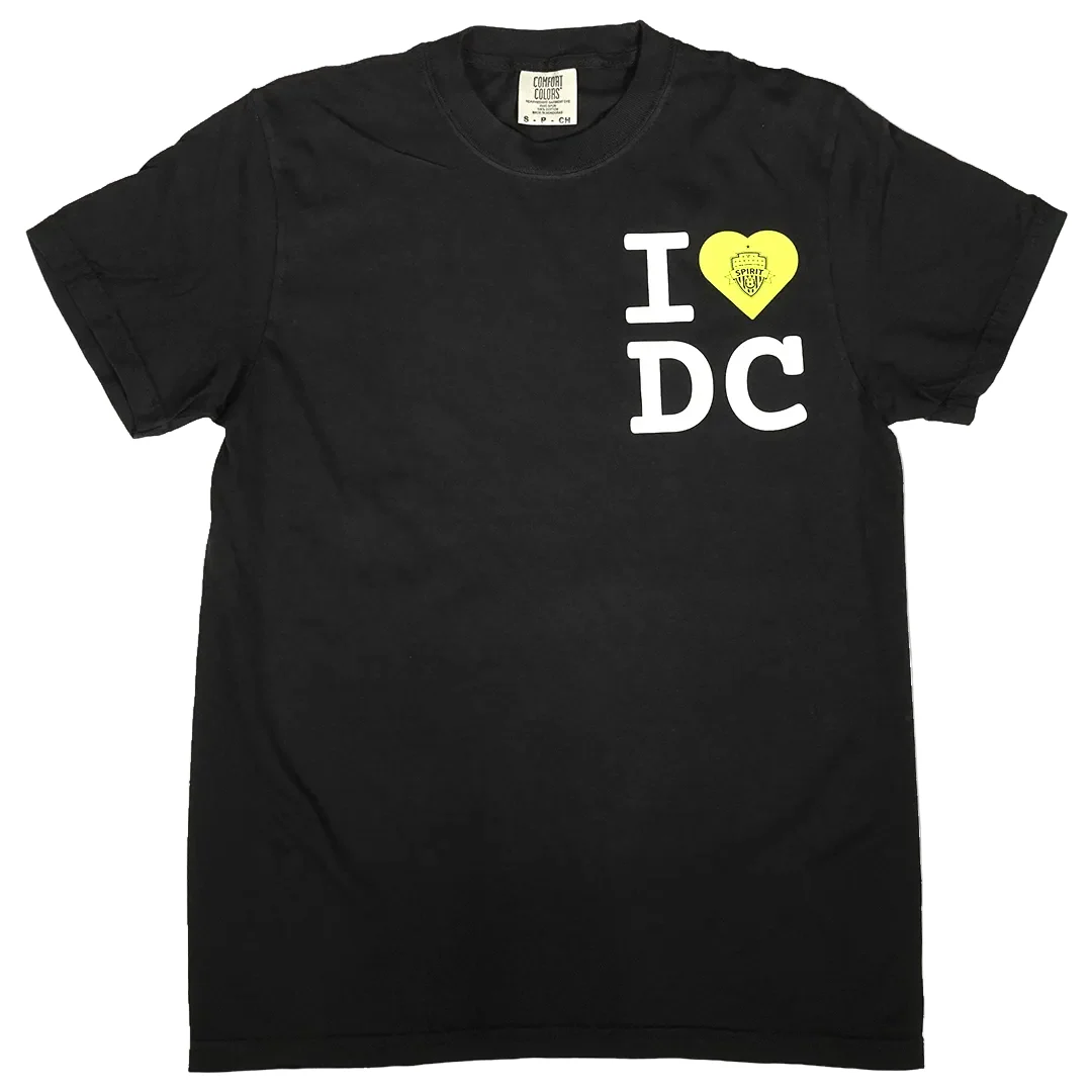 I Love DC Black Tee